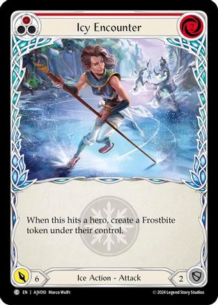 Icy Encounter (Red) (AJV010)  [Armory Deck: Jarl Vetreidi] Flesh And Blood Single Flesh and Blood   
