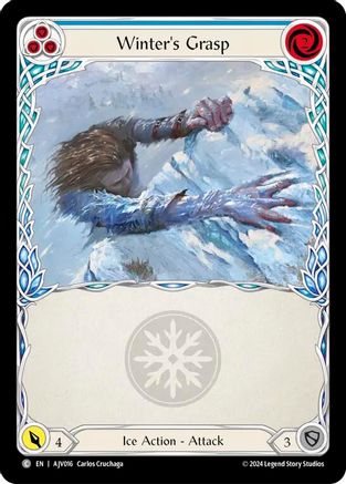 Winter's Grasp (Blue) (AJV016)  [Armory Deck: Jarl Vetreidi] Flesh And Blood Single Flesh and Blood   
