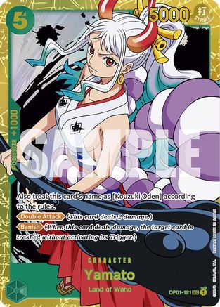 Yamato (OP01-121) (Reprint) (OP01-121) [Premium Booster -The Best-] Foil One Piece Single Bandai