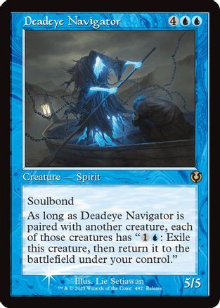 Deadeye Navigator (LARP-492) [Misc] Launch Party & Release Event Promos Foil MTG Single Wizards of the Coast
