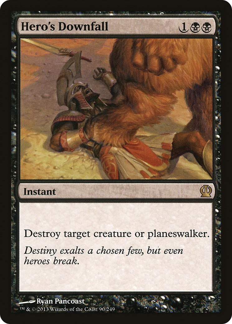 Hero's Downfall (THS-090) [Theros] MTG Single Wizards of the Coast