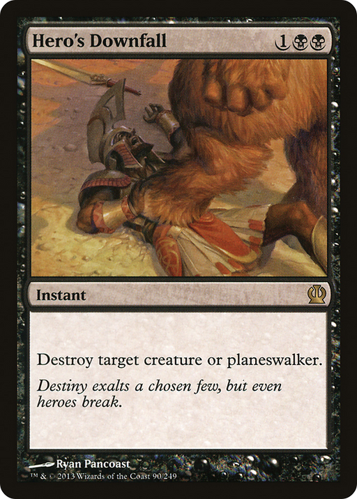 Hero's Downfall (THS-090) [Theros] MTG Single Wizards of the Coast