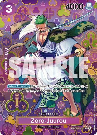 Zoro-Juurou (SP) (OP05-067) [Emperors in the New World] Foil One Piece Single Bandai