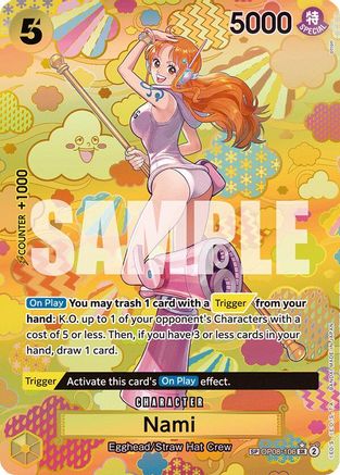 Nami (SP) (OP08-106) [Emperors in the New World] Foil One Piece Single Bandai