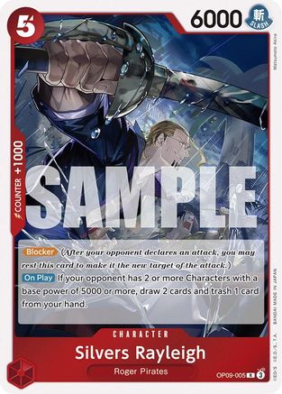 Silvers Rayleigh (OP09-005) [Emperors in the New World] Foil One Piece Single Bandai