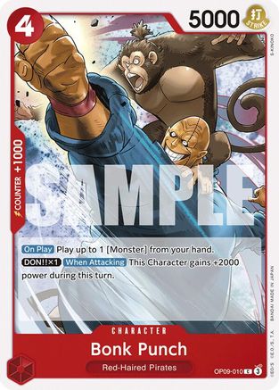 Bonk Punch (OP09-010) [Emperors in the New World] One Piece Single Bandai