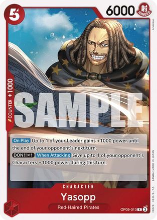 Yasopp (OP09-013) [Emperors in the New World] Foil One Piece Single Bandai