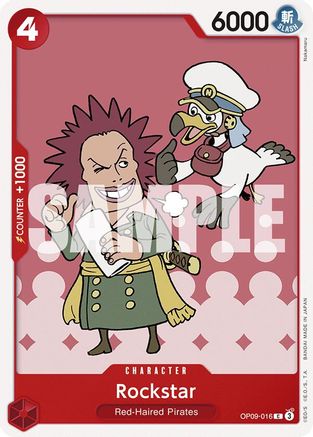 Rockstar (OP09-016) [Emperors in the New World] One Piece Single Bandai