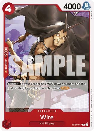 Wire (OP09-017) [Emperors in the New World] One Piece Single Bandai