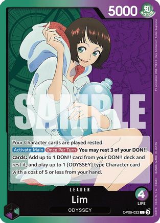 Lim (022) (OP09-022) [Emperors in the New World] One Piece Single Bandai