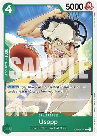 Usopp (024) (OP09-024) [Emperors in the New World] One Piece Single Bandai