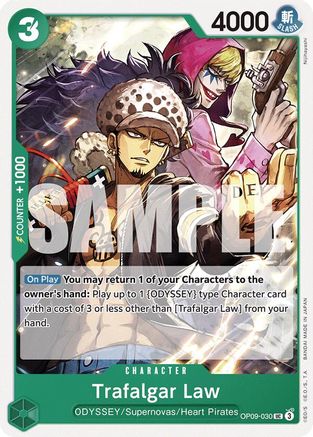 Trafalgar Law (OP09-030) [Emperors in the New World] One Piece Single Bandai