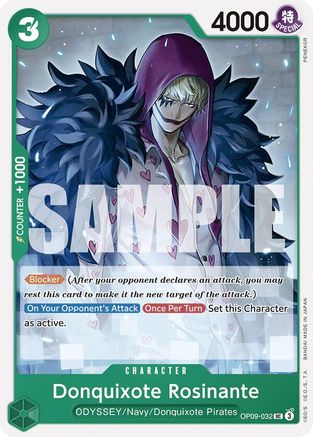 Donquixote Rosinante (032) (OP09-032) [Emperors in the New World] One Piece Single Bandai