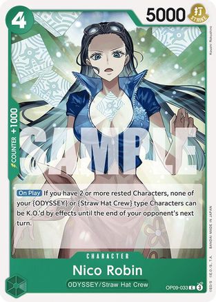Nico Robin (033) (OP09-033) [Emperors in the New World] One Piece Single Bandai