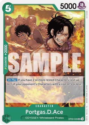 Portgas.D.Ace (OP09-035) [Emperors in the New World] One Piece Single Bandai
