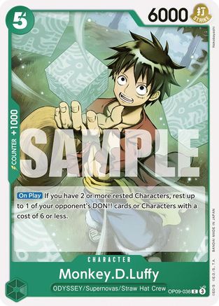 Monkey.D.Luffy (036) (OP09-036) [Emperors in the New World] One Piece Single Bandai