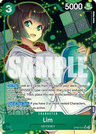 Lim (037) (Parallel) (OP09-037) [Emperors in the New World] Foil One Piece Single Bandai