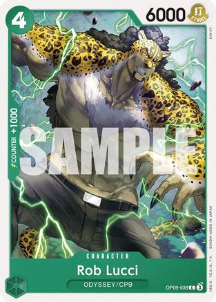 Rob Lucci (038) (OP09-038) [Emperors in the New World] One Piece Single Bandai