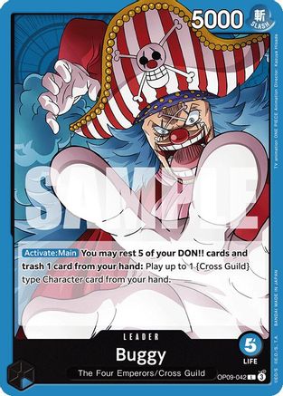 Buggy (042) (OP09-042) [Emperors in the New World] One Piece Single Bandai