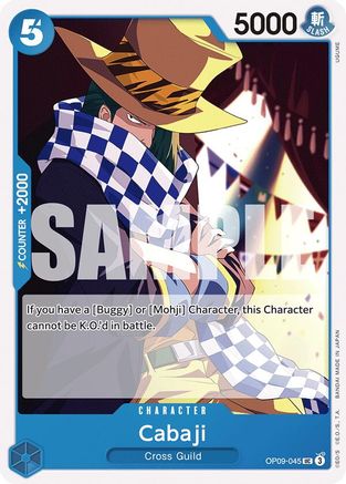 Cabaji (OP09-045) [Emperors in the New World] One Piece Single Bandai