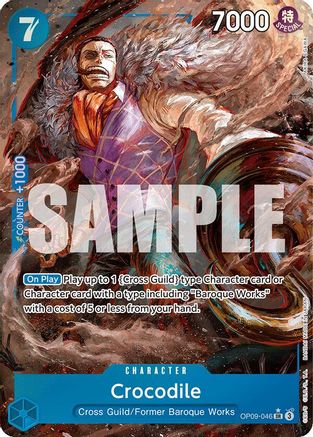 Crocodile (046) (Parallel) (OP09-046) [Emperors in the New World] Foil One Piece Single Bandai