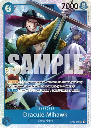 Dracule Mihawk (OP09-048) [Emperors in the New World] Foil One Piece Single Bandai