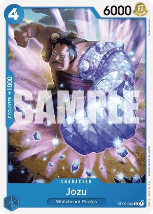 Jozu (OP09-049) [Emperors in the New World] One Piece Single Bandai