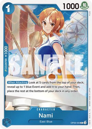 Nami (050) (OP09-050) [Emperors in the New World] Foil One Piece Single Bandai