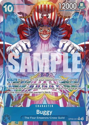 Buggy (051) (Alternate Art) (OP09-051) [Emperors in the New World] Foil One Piece Single Bandai