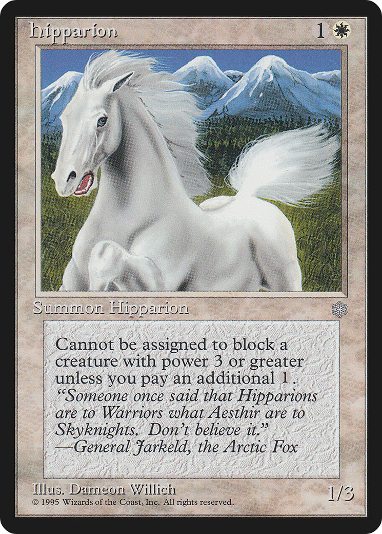 Hipparion (ICE-031) [Ice Age] MTG Single Wizards of the Coast