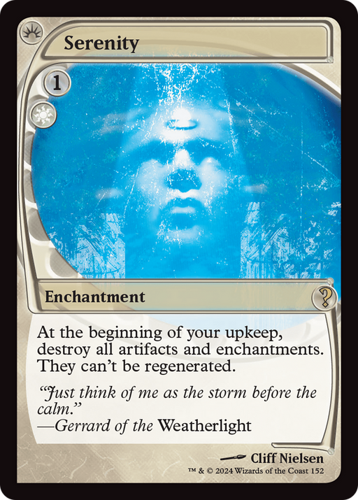 Serenity (Future Sight) (MB2-152) [Mystery Booster] Mystery Booster 2 Foil MTG Single Wizards of the Coast