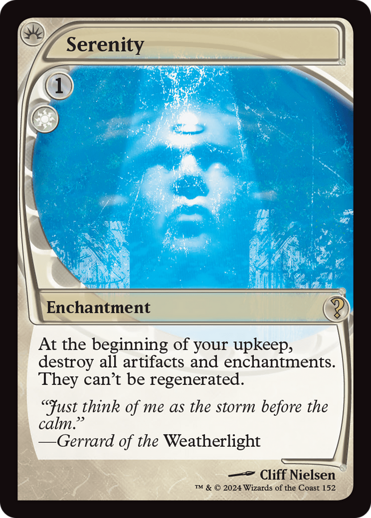 Serenity (Future Sight) (MB2-152) [Mystery Booster] Mystery Booster 2 MTG Single Wizards of the Coast