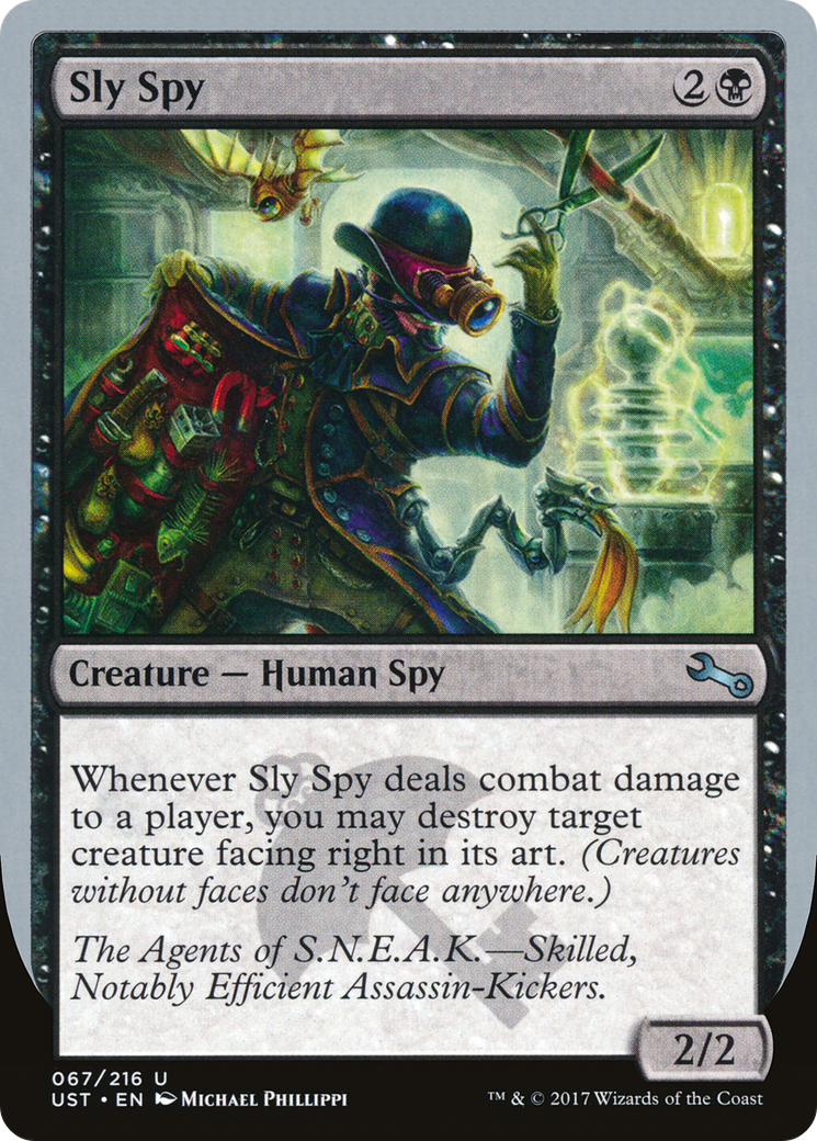 Sly Spy (D) (UST-067) [Unstable] MTG Single Wizards of the Coast