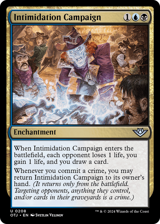 Intimidation Campaign (OTJ-208) [Outlaws of Thunder Junction] MTG Single Wizards of the Coast