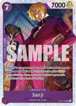 Sanji (065) (OP09-065) [Emperors in the New World] Foil One Piece Single Bandai