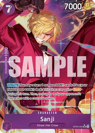 Sanji (065) (Parallel) (OP09-065) [Emperors in the New World] Foil One Piece Single Bandai