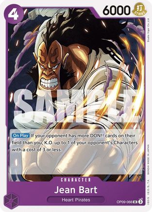 Jean Bart (OP09-066) [Emperors in the New World] One Piece Single Bandai