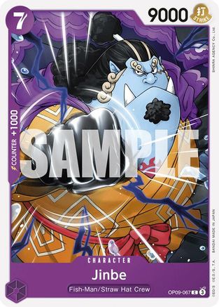 Jinbe (OP09-067) [Emperors in the New World] One Piece Single Bandai