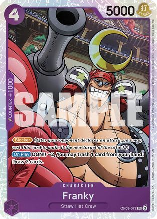 Franky (OP09-072) [Emperors in the New World] Foil One Piece Single Bandai