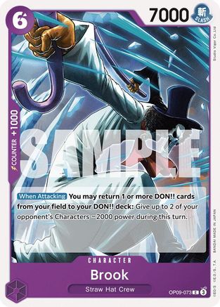 Brook (073) (OP09-073) [Emperors in the New World] One Piece Single Bandai