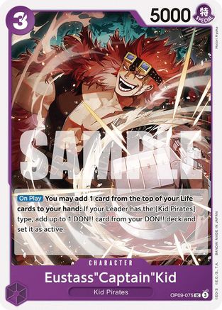 Eustass"Captain"Kid (OP09-075) [Emperors in the New World] One Piece Single Bandai