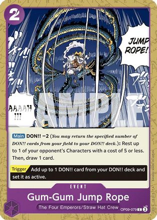 Gum-Gum Jump Rope (OP09-079) [Emperors in the New World] One Piece Single Bandai