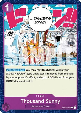 Thousand Sunny (OP09-080) [Emperors in the New World] One Piece Single Bandai