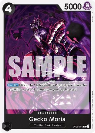 Gecko Moria (OP09-085) [Emperors in the New World] One Piece Single Bandai