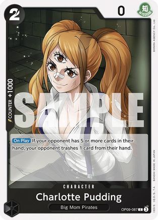 Charlotte Pudding (OP09-087) [Emperors in the New World] One Piece Single Bandai