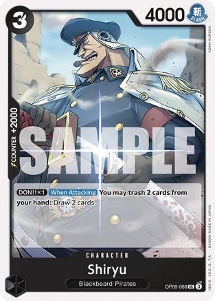 Shiryu (OP09-088) [Emperors in the New World] One Piece Single Bandai