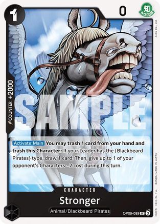 Stronger (OP09-089) [Emperors in the New World] One Piece Single Bandai