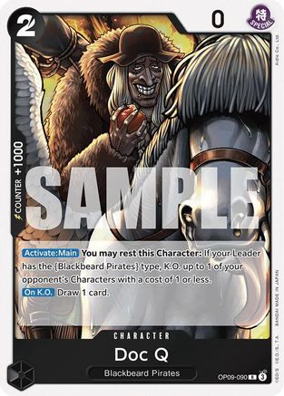 Doc Q (OP09-090) [Emperors in the New World] Foil One Piece Single Bandai