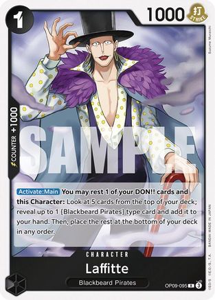 Laffitte (OP09-095) [Emperors in the New World] Foil One Piece Single Bandai