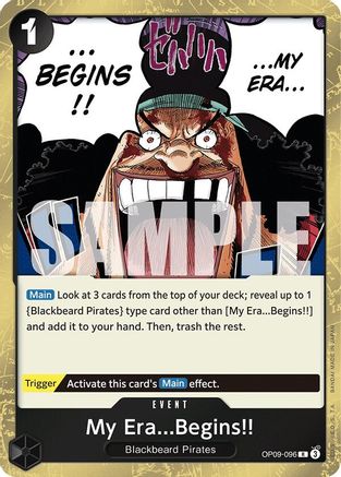 My Era...Begins!! (OP09-096) [Emperors in the New World] Foil One Piece Single Bandai